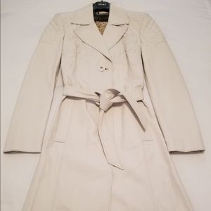 Versace leather coat